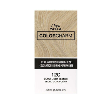 Wella Color Charm Permanent Liquid Hair Color 12C Ultra Light Blonde – 1.42 fl oz - ANNS BEAUTY SUPPLY